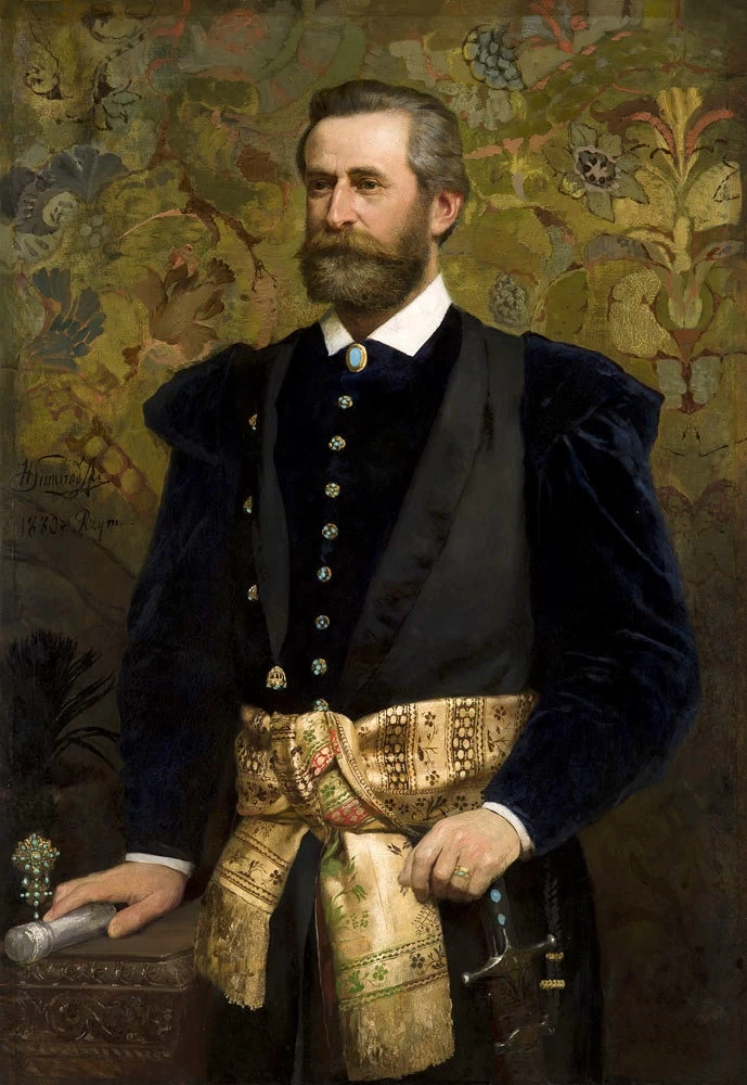 Henryk Siemiradzki - Ritratto di Ludwik Wodzicki, Museo Nazionale di Cracovia